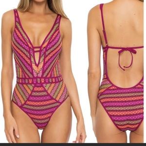 BECCA Reveal Plunge One-Piece Swimsuit